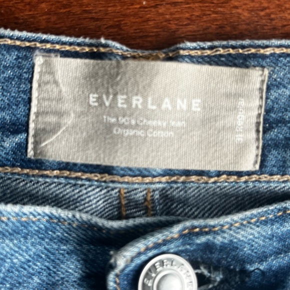 Everlane 90s Cheeky Organic Cotton Jean, Medium Blue Wash, Size 31 regular - Picture 5 of 10